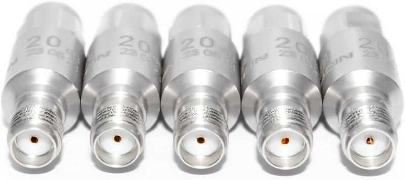 UU TOJOIN TOJOIN SMA Male to Female Attenuator/Coaxial RF Attenuator, DC to 8GHz, 50Ohm, 2W, 20dB, SMA 8G Attenuator 5PCS - Image 1